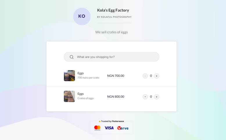 https://flutterwave.com/store/kolaeggfactory