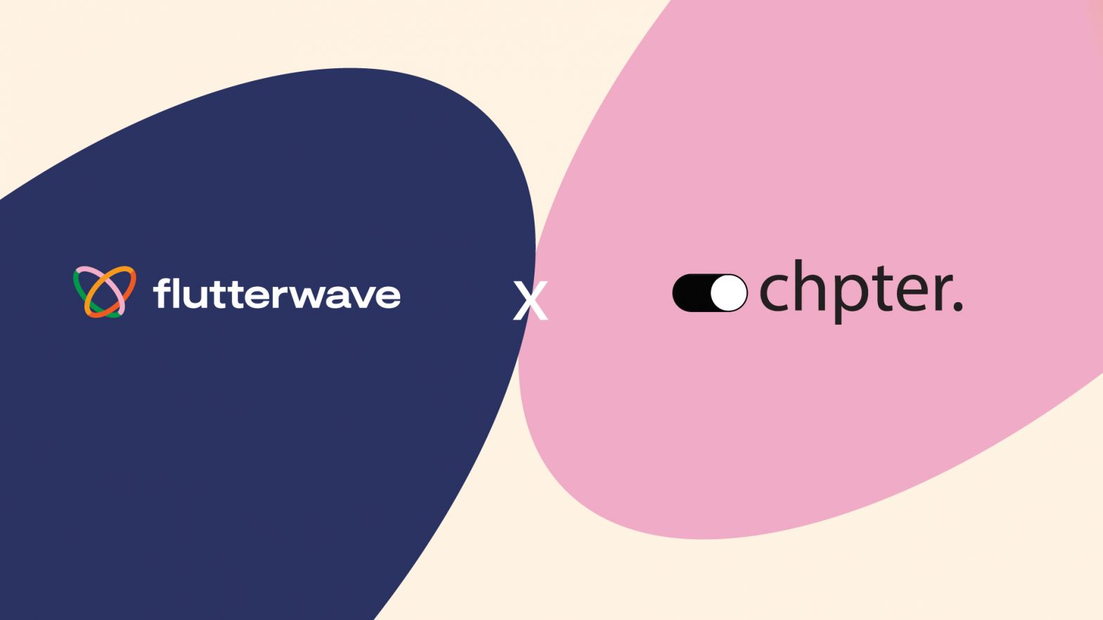 Two logos - Flutterwave and Chpter